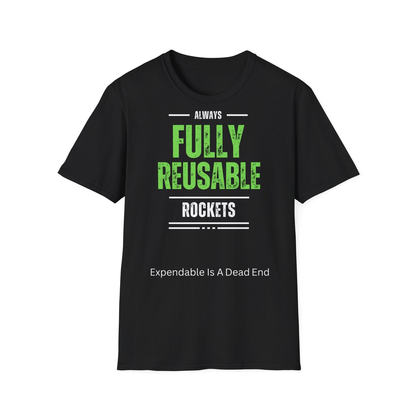 (EU) Always Fully Reusable Rockets T-Shirt